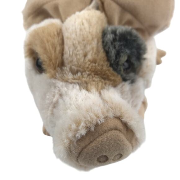 Folkmanis Grunting Pig Piglet 15'' Hand Puppet Plush #2991 Farm Animal Pink Gray - Picture 5 of 13